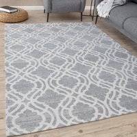 THE RUGS Carina Collection Modern Grey