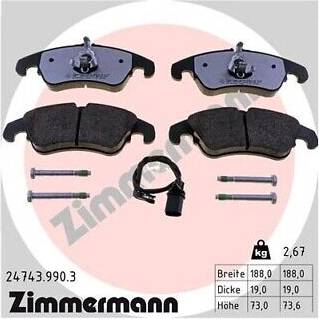 Zimmermann Bremseklodser, b.la.