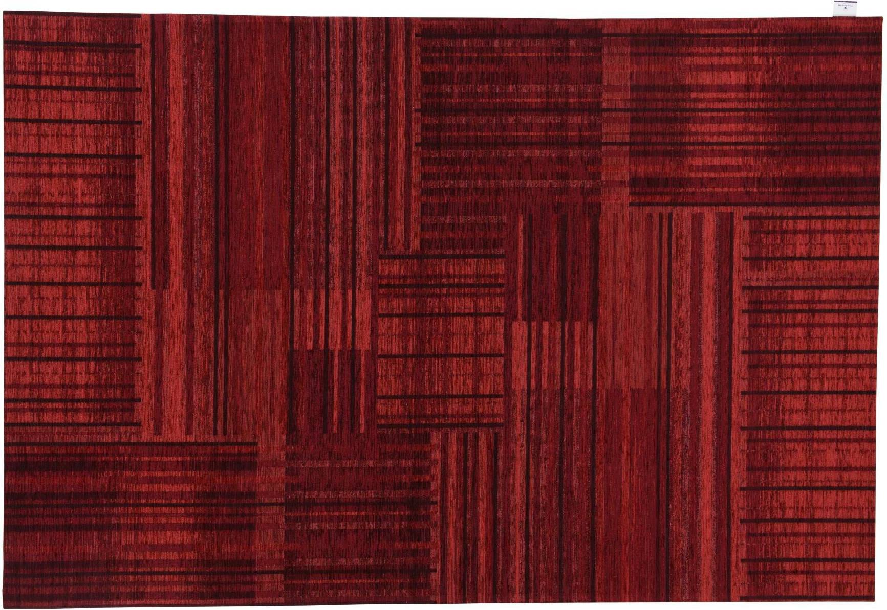 Tom Tailor Living Area Rug Red Rectangular 140 x 200 cm Red
