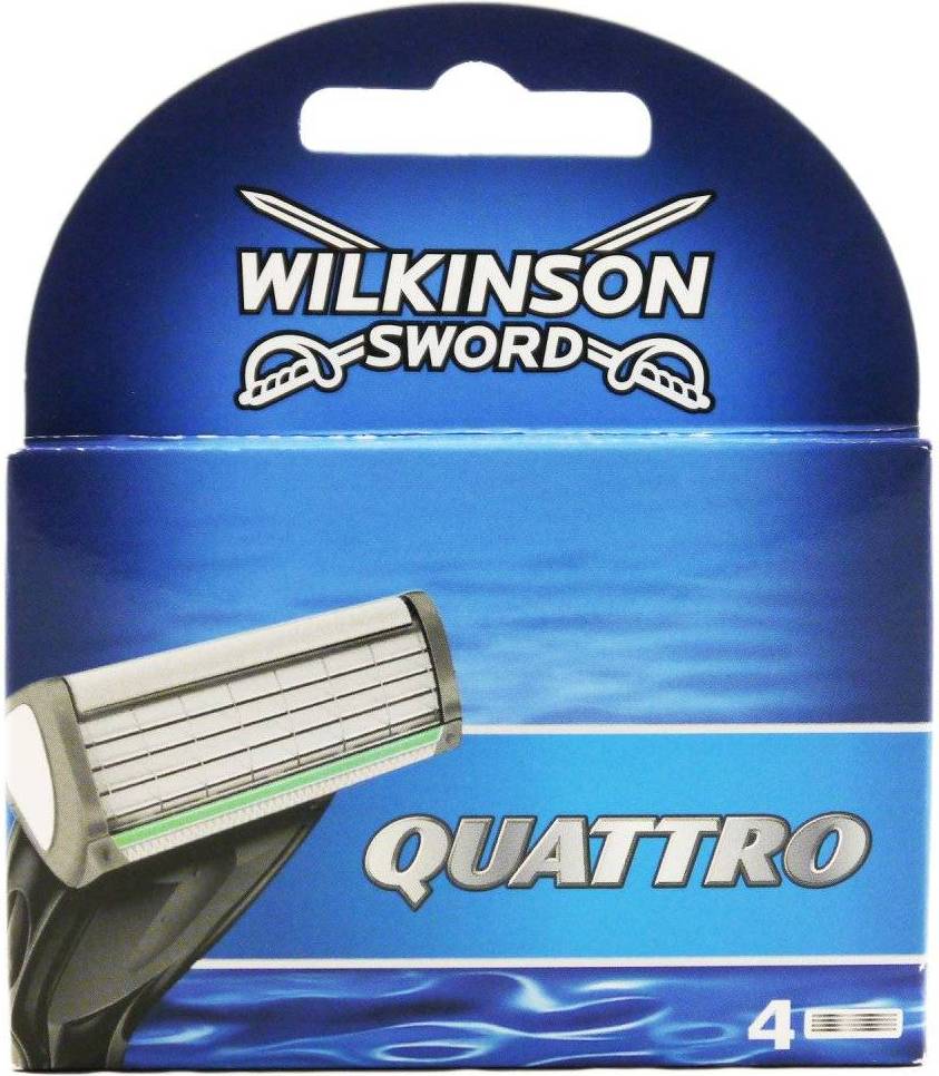 Wilkinson Sword Quattro Razor Blades 4-pack