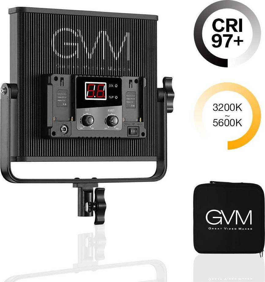 GVM 520LS 30W Bi-Color LED Video Soft Light Panel