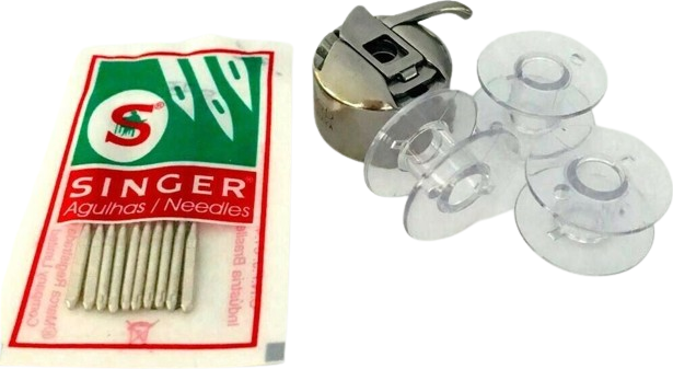 Sewing machine Singer Sewing Machine Needles + Bobbin Case