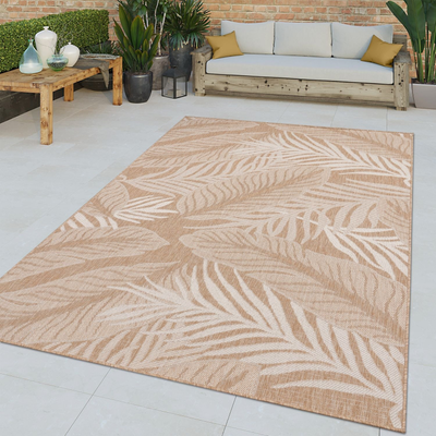 Indoor Rug with Leaf