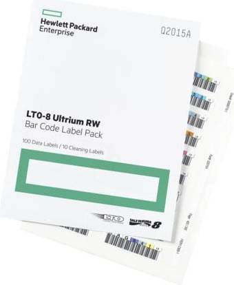 HPE LTO-8 Ultrium RW Bar Code Label Pack