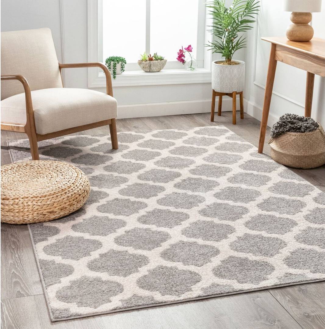 Wrought Studio Guernsey Grey/Cream Rug
