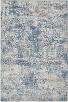 Loomed Distressed Abstract Beige