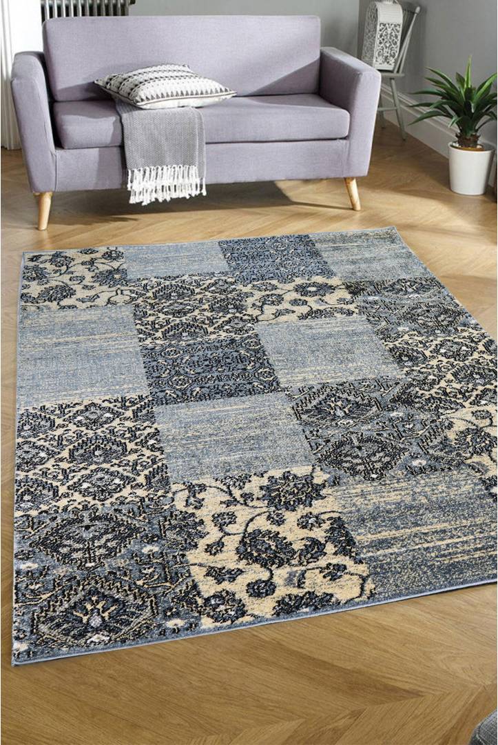 Longweave Veronica Black/Grey Rug