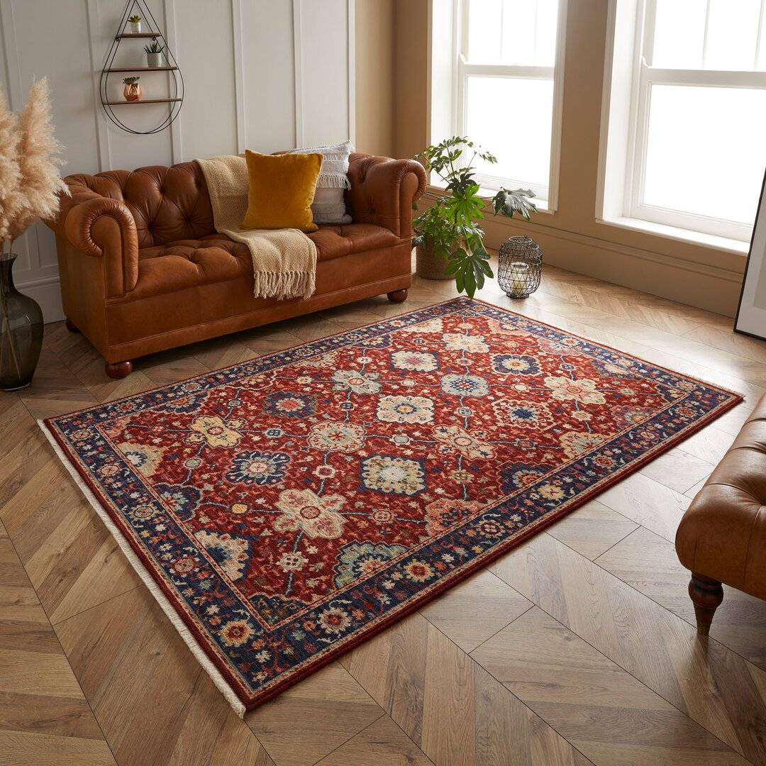 Three Posts Mapletown Tufted Red