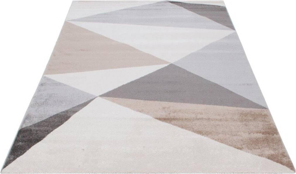 Hashtag Home Decoste Machine Woven Cream/Grey/Black Rug