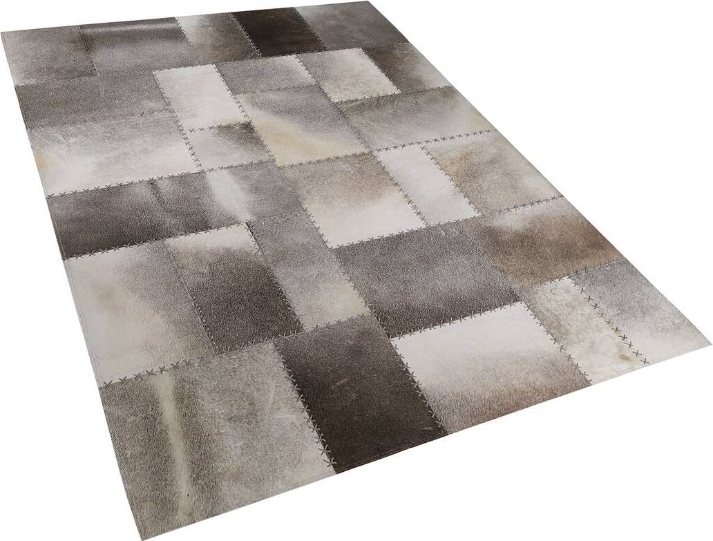 Union Rustic Mohr Cowhide Rug Brown