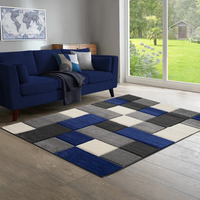 Home Dexter Navy Rug Blue