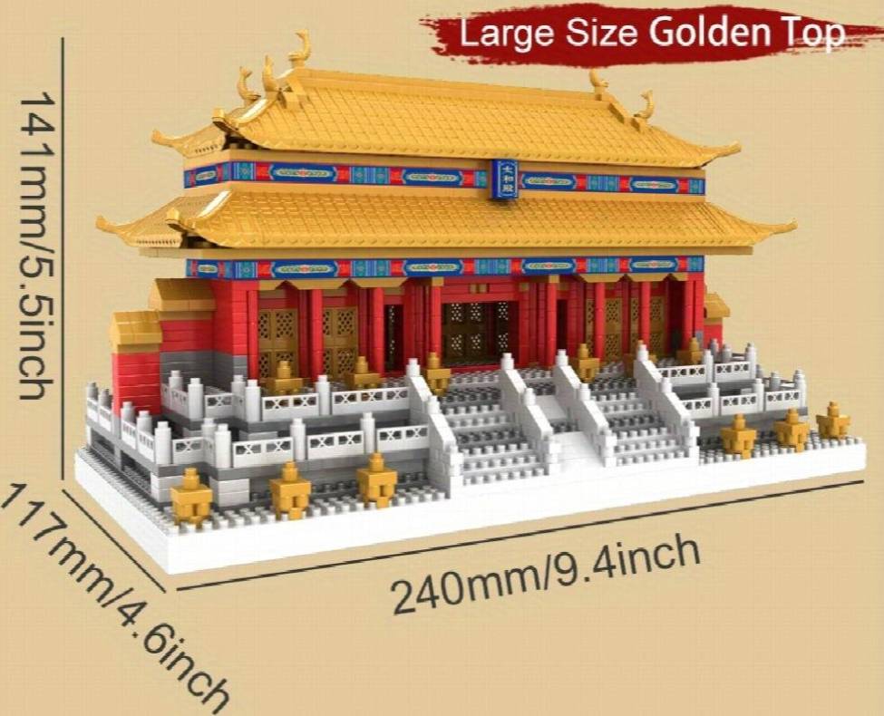 Model building kits for adults Chinese Architecture Of Turret Micro Building Blocks Set Creative Building Toys Model Set For Adults And Kids Collection Model Micro Mini Blocks Build