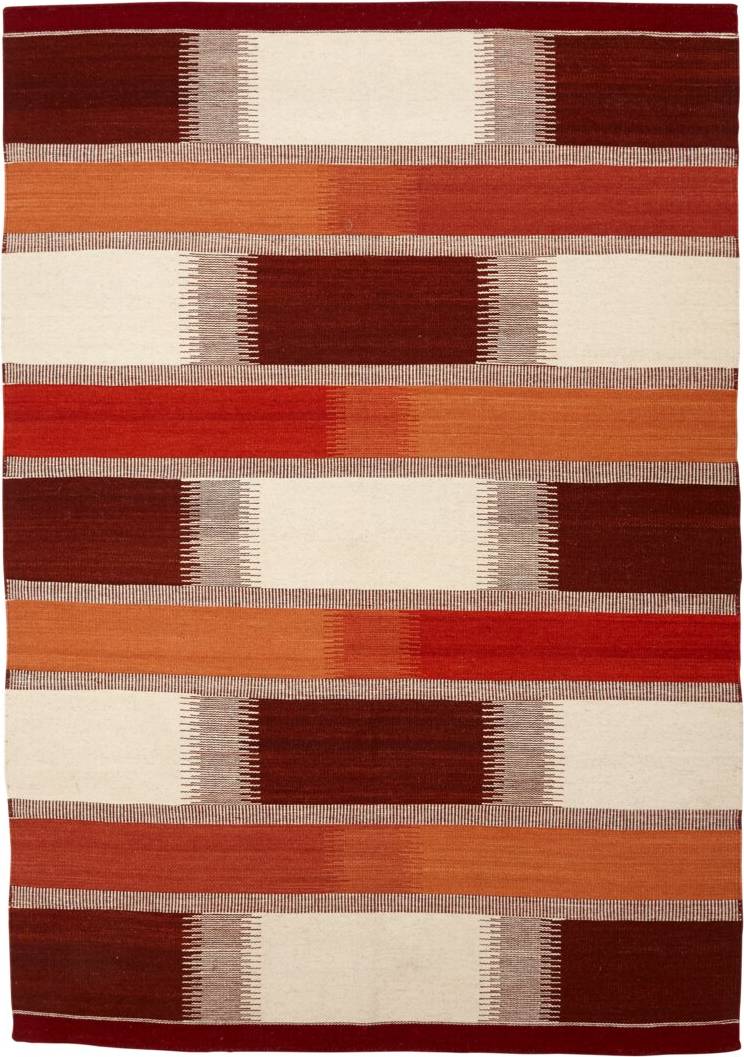 Union Rustic Tyrell Kilim Wool Red
