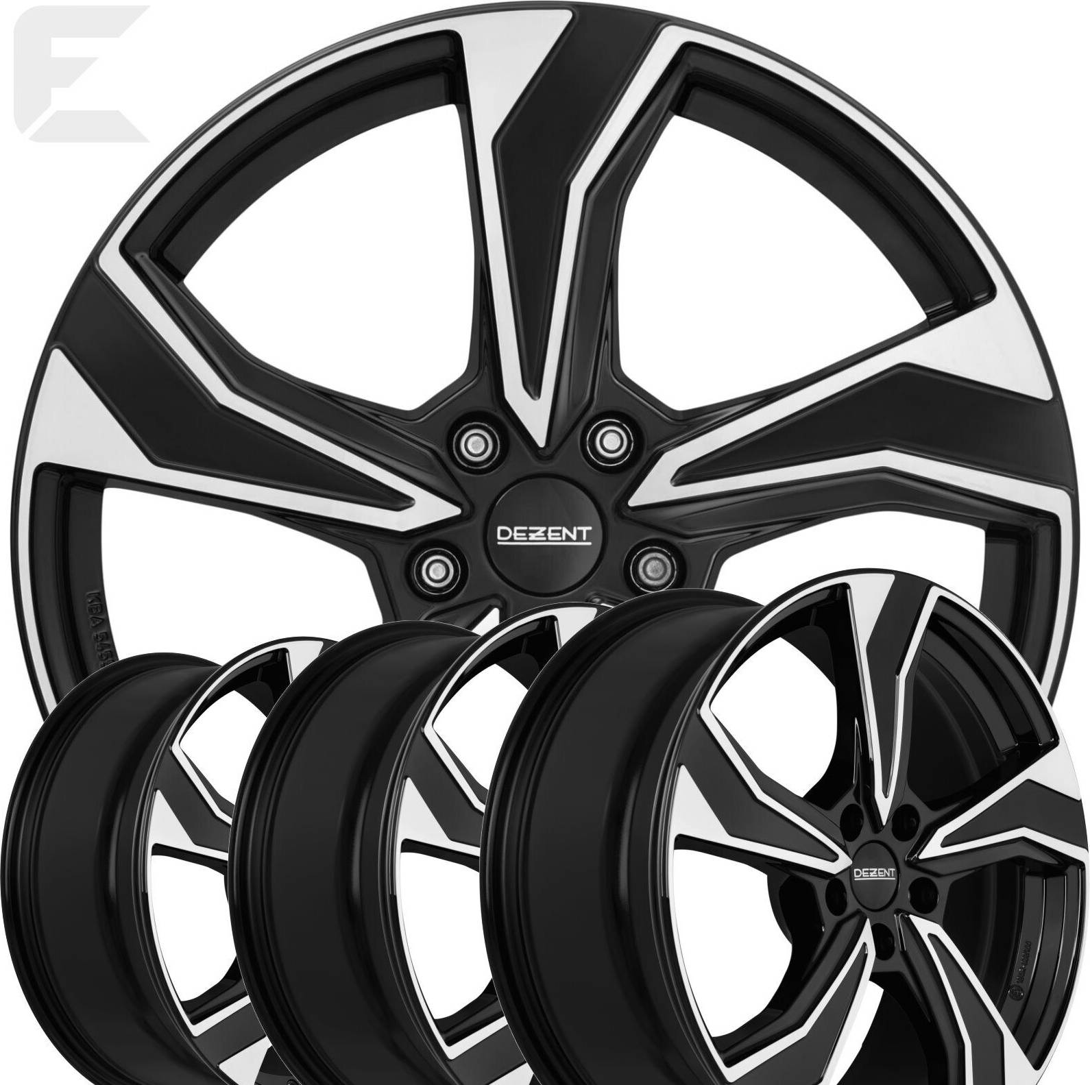 Dezent TKB9K8BP46E Rim 19 Inch Aluminium