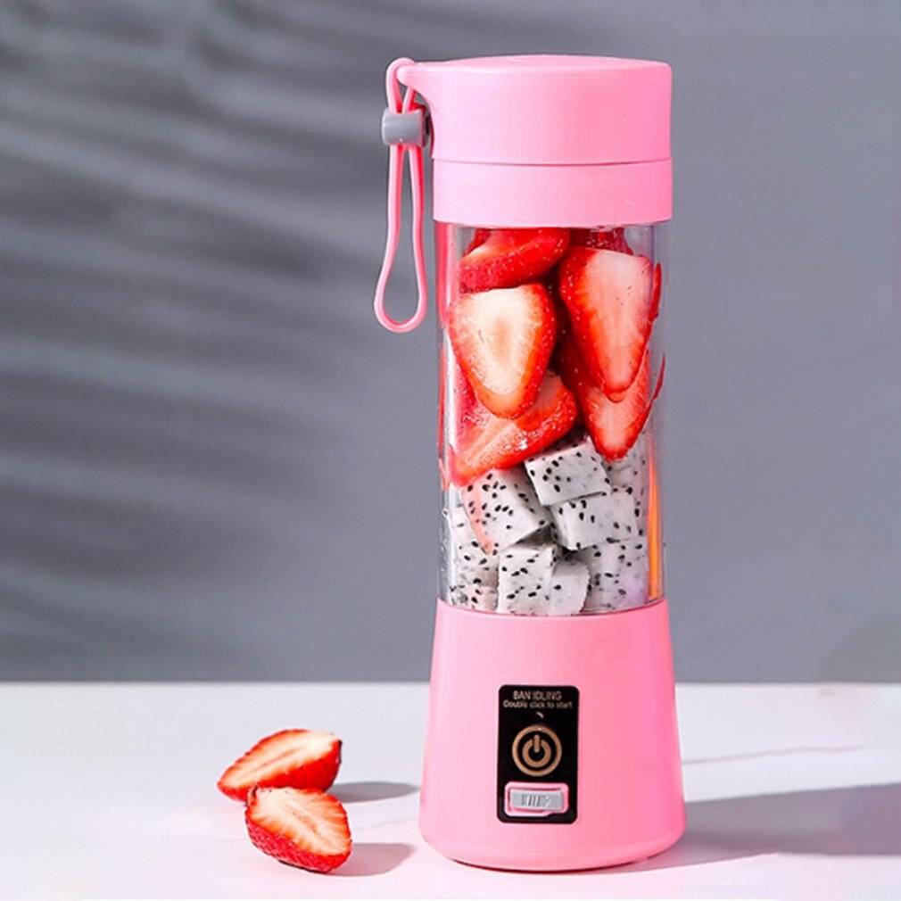 Mini blender Mini Personlig Smoothiemaskin - Rosa