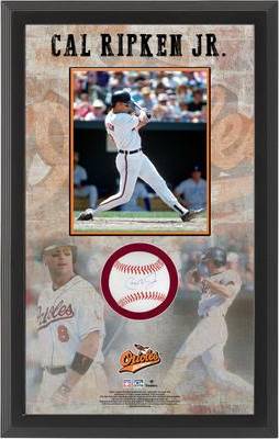 Fanatics Authentic Cal Ripken Jr Autographed Baseball Shadow Box