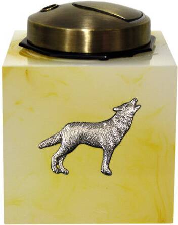 Knight Howling wolf table lighter
