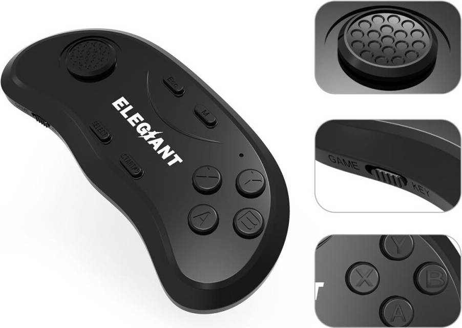 Greenzech 2 Generation bluetooth 3.0 VR Glasses Remote Control Gamepad For Android IOS PC