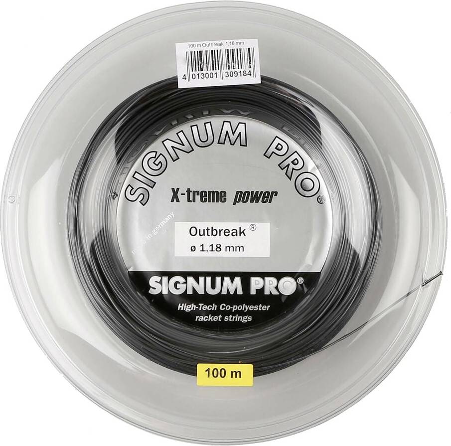 Signum pro Outbreak String Reel 100m anthracite