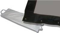 Sapphire AV SFFS244RPFABRIC projection screen material Rear PVC Grey