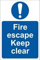 Draper Fire Escape Keep Clear