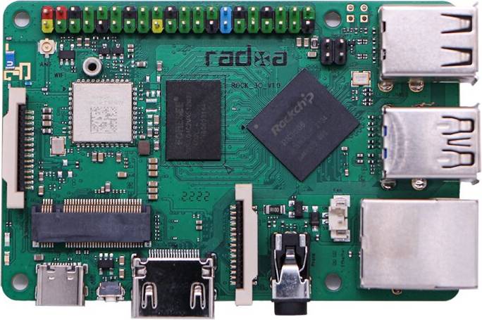 OKdo Single Board ROCK 3 Modello C 1 GB