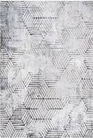 Loomed Gold Distressed Abstract