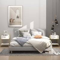 Homcom Modern Bedside Table