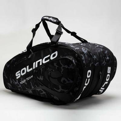 Tennis racket bag Solinco Tour Midnight Camo Racket Bag 15 Rackets - Black