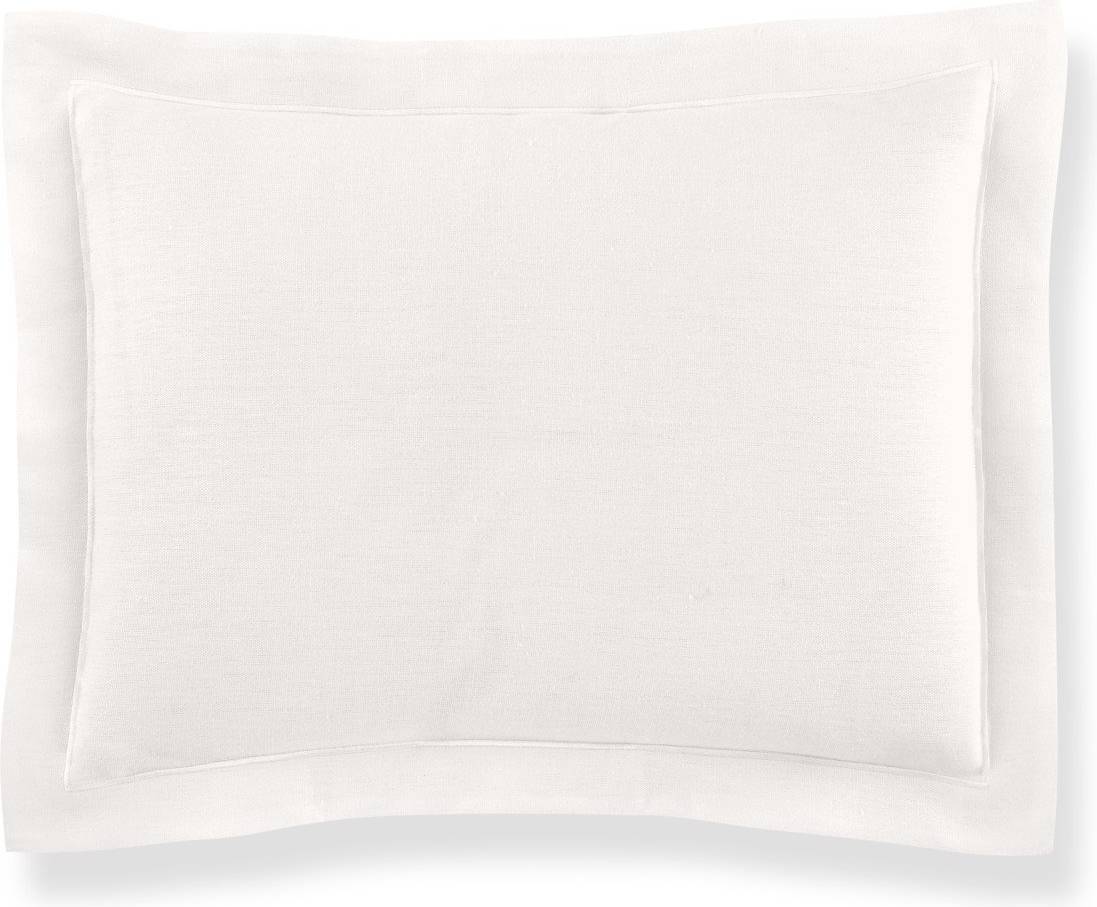 Peacock Alley Rio Linen Pillow Case Natural, White