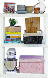 Koolatron Koolatron Oskar Large 3-Tier Interlocking Shelving System