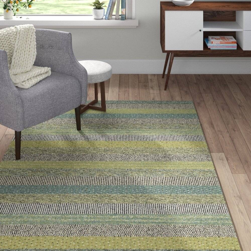 Union Rustic Aghan Rug Black