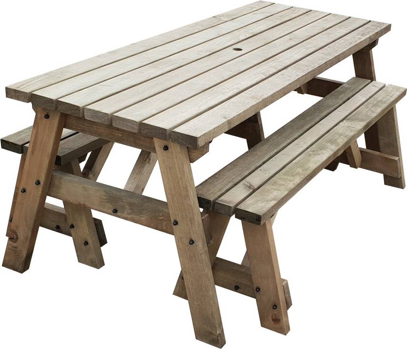 Small wooden garden storage 4ft, Rustic Patio Dining Set