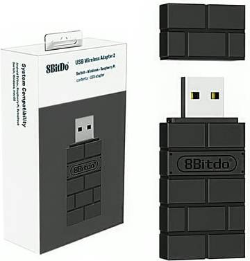 Raspberry pi 2 RGeek 8BitDo Wireless USB Adapter 2 for Switch/Switch OLED Windows Mac & Raspberry Pi Compatible with Xbox Series X & S Controller Xbox One Bluetooth Controller Switch Pro and PS5 Controller