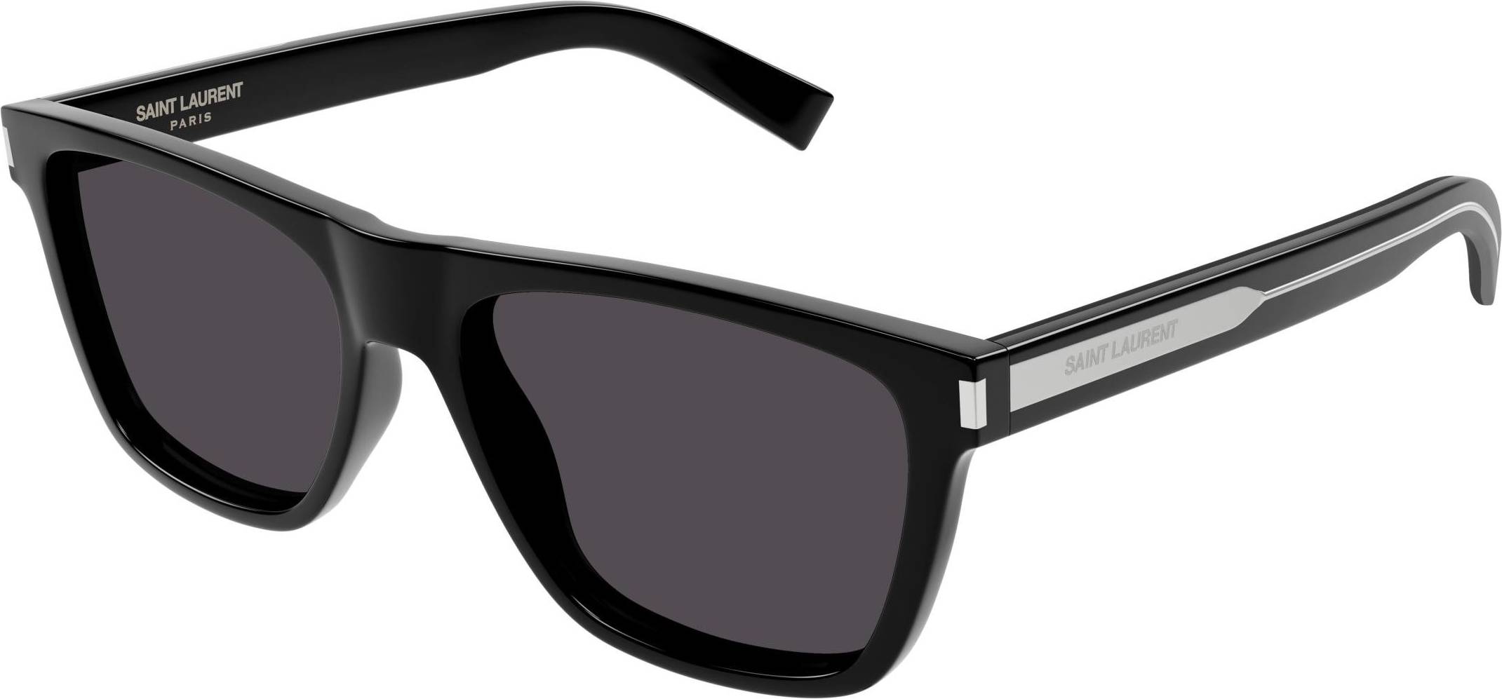 Saint Laurent Solbriller Acetat Rund Normal - Sort