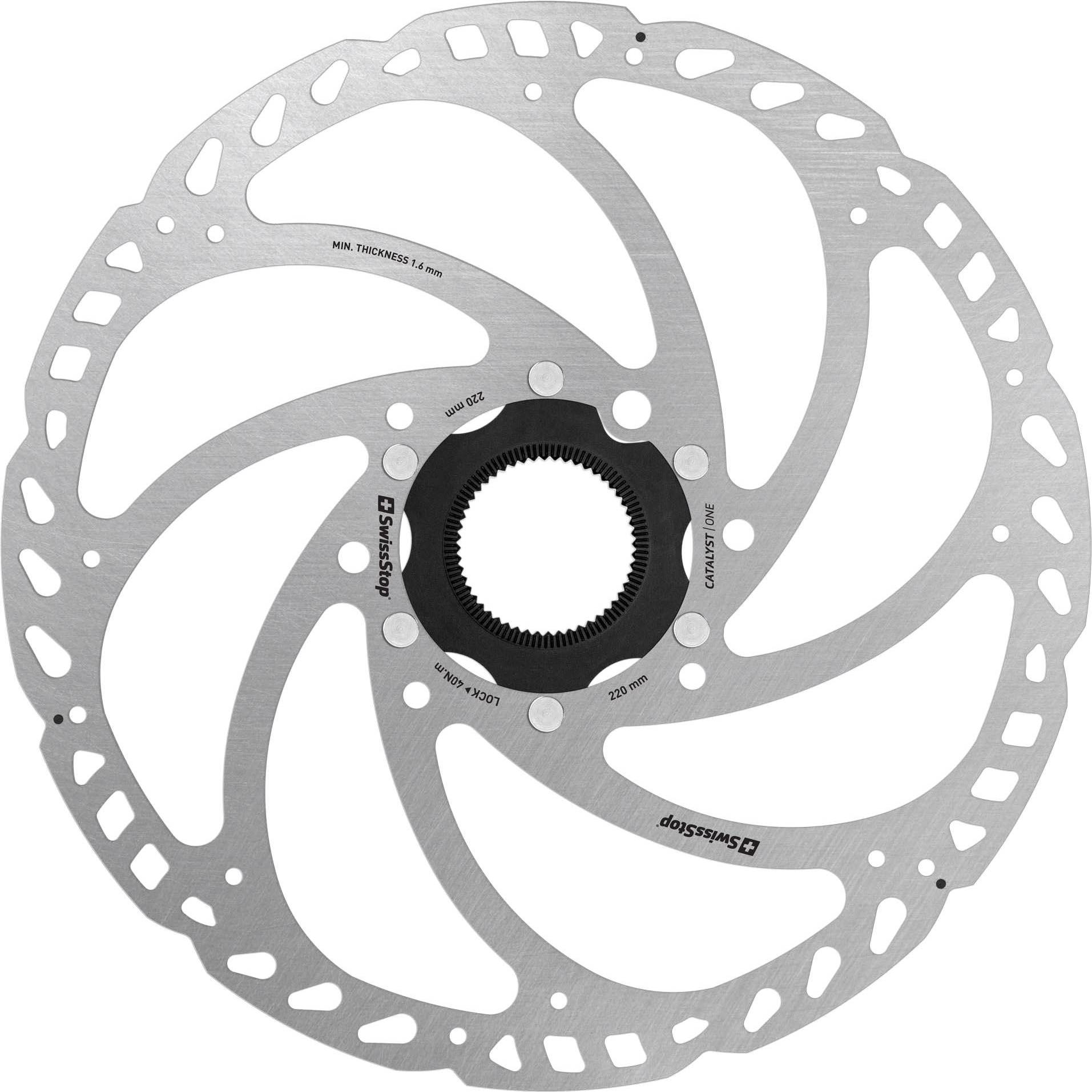 SwissStop Catalyst One Disc Rotor Centre Lock, 220Mm