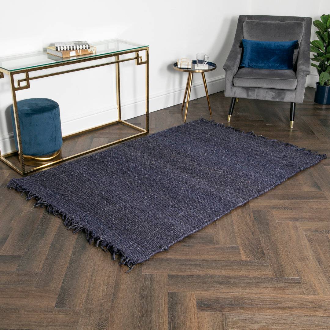 August Grove Manolla Rug Black