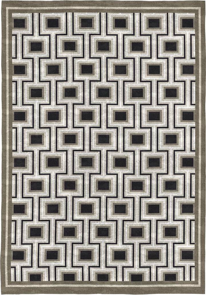 THE RUGS Rug Brown
