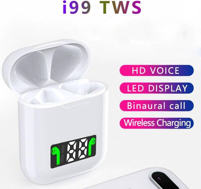 i99 TWS Wireless LED Power Display Touch Control