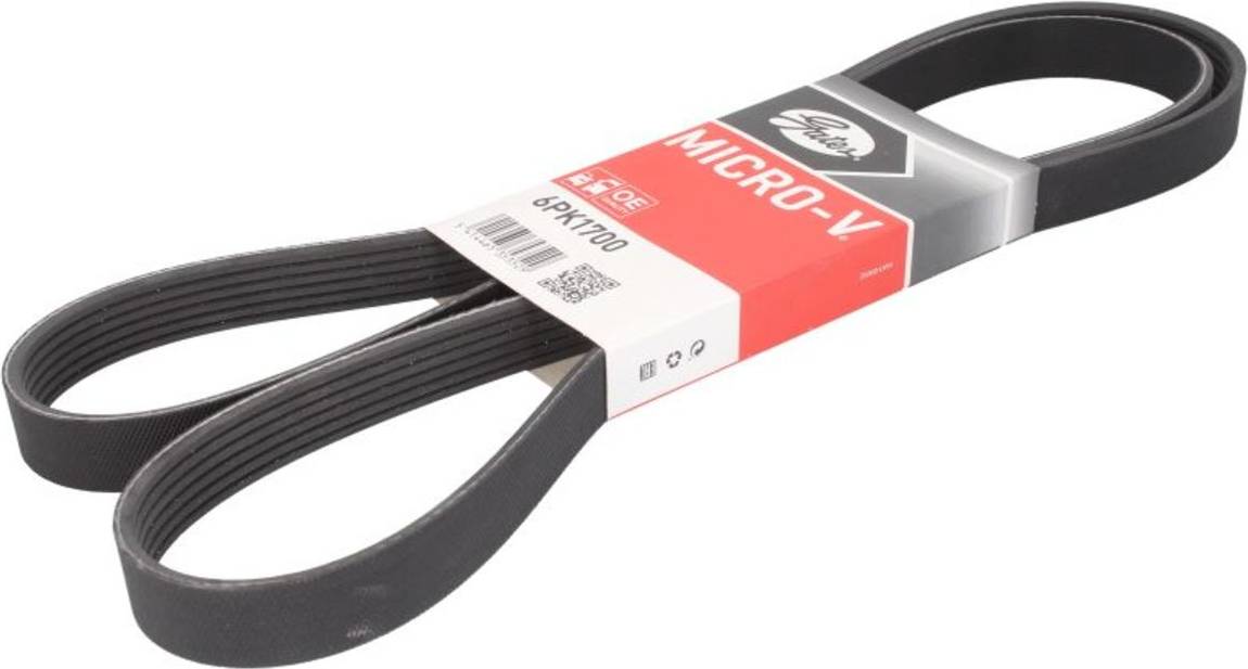 Gates Micro-V Multi-Ribbed Belt 6PK1700