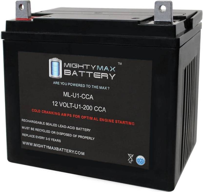 Riding lawnmower Mighty Max Battery ML-U1 12V 200CCA Toro 8-25 Rear Riding Mower