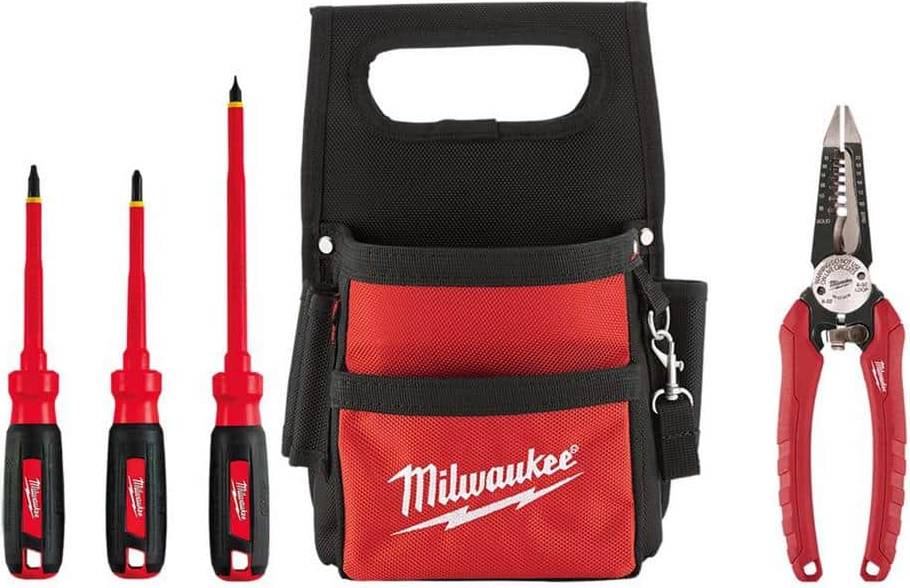 Milwaukee tool set Milwaukee Hand Set Pouch 5-Piece Tool Kit
