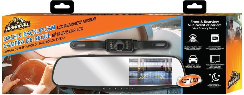 Hd car dash camera Armor All HD Rearview Dash Backup
