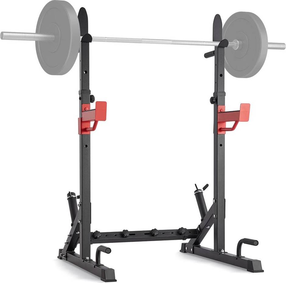 Squat rack VEVOR Squat Stand Power Rack Adjustable Multi-Functional Barbell Rack with Hook, Weight Plate Storage Attachment