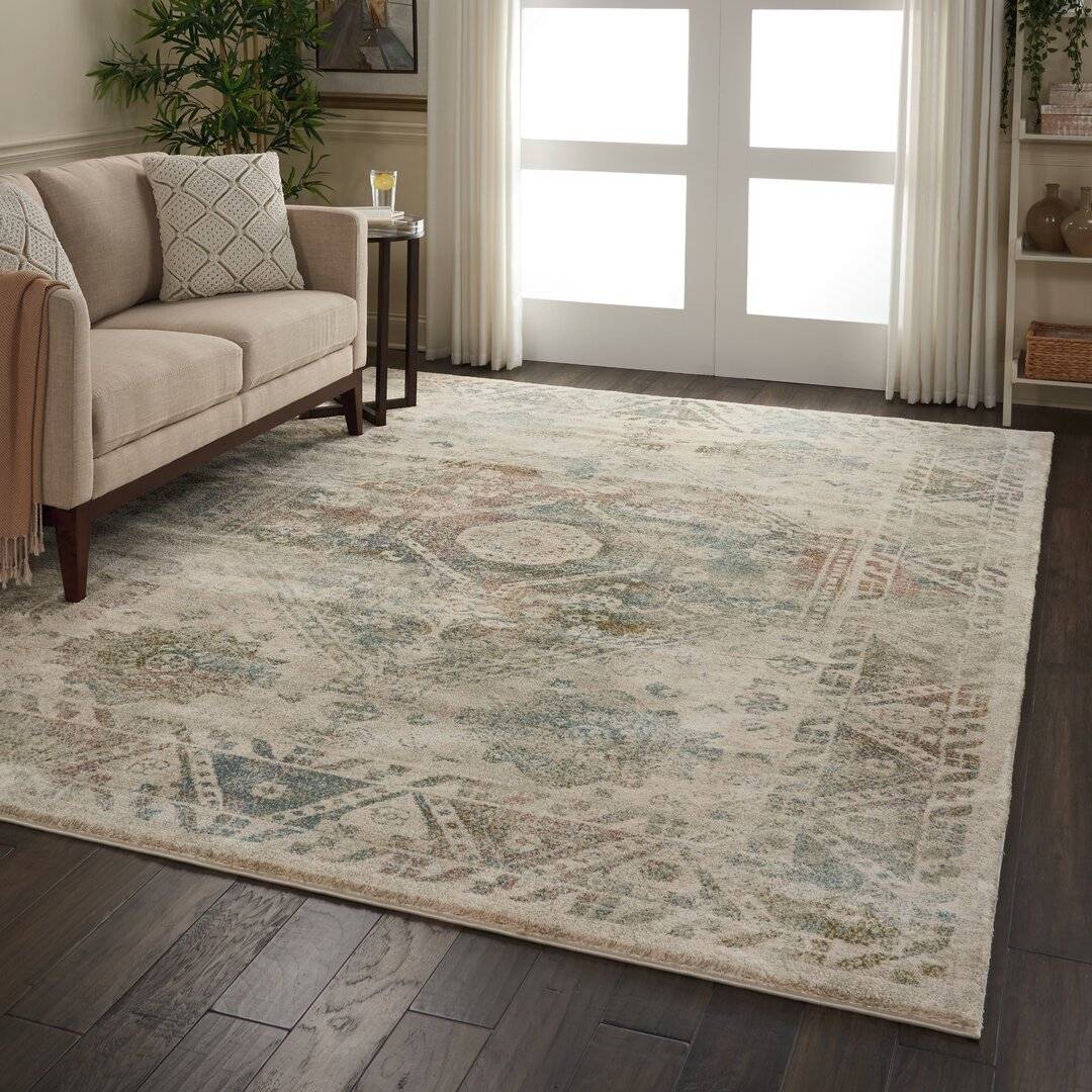 Three Posts Rug Blue