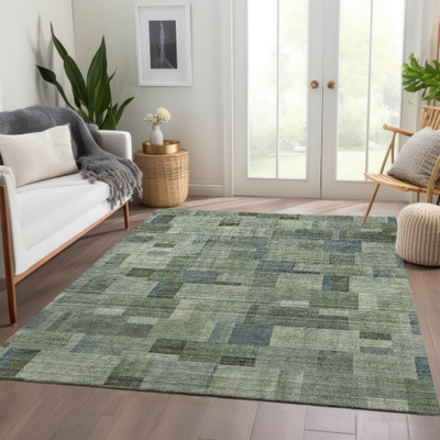 Addison Rugs Machine Washable Green