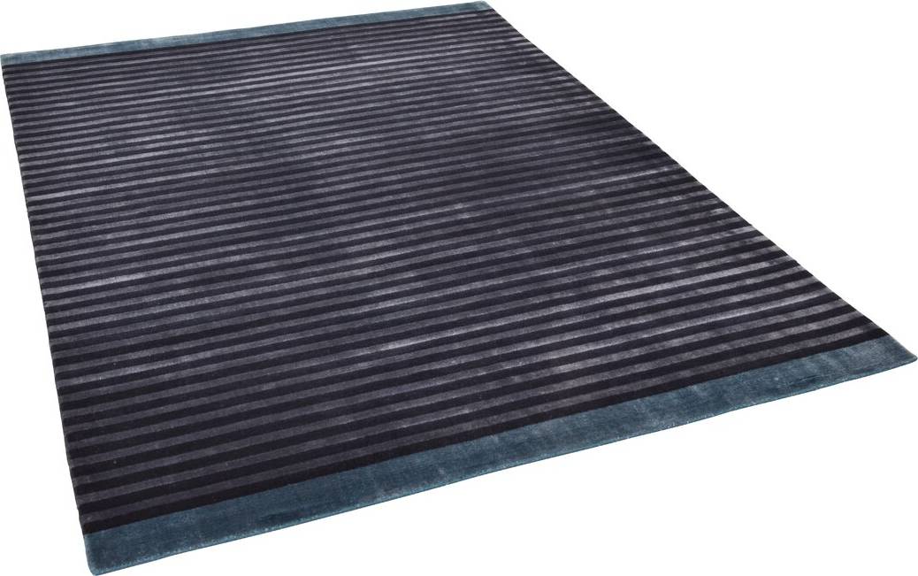 Ebern Designs Handwoven Blue Rug 90 x 160 cm Rectangle Blue