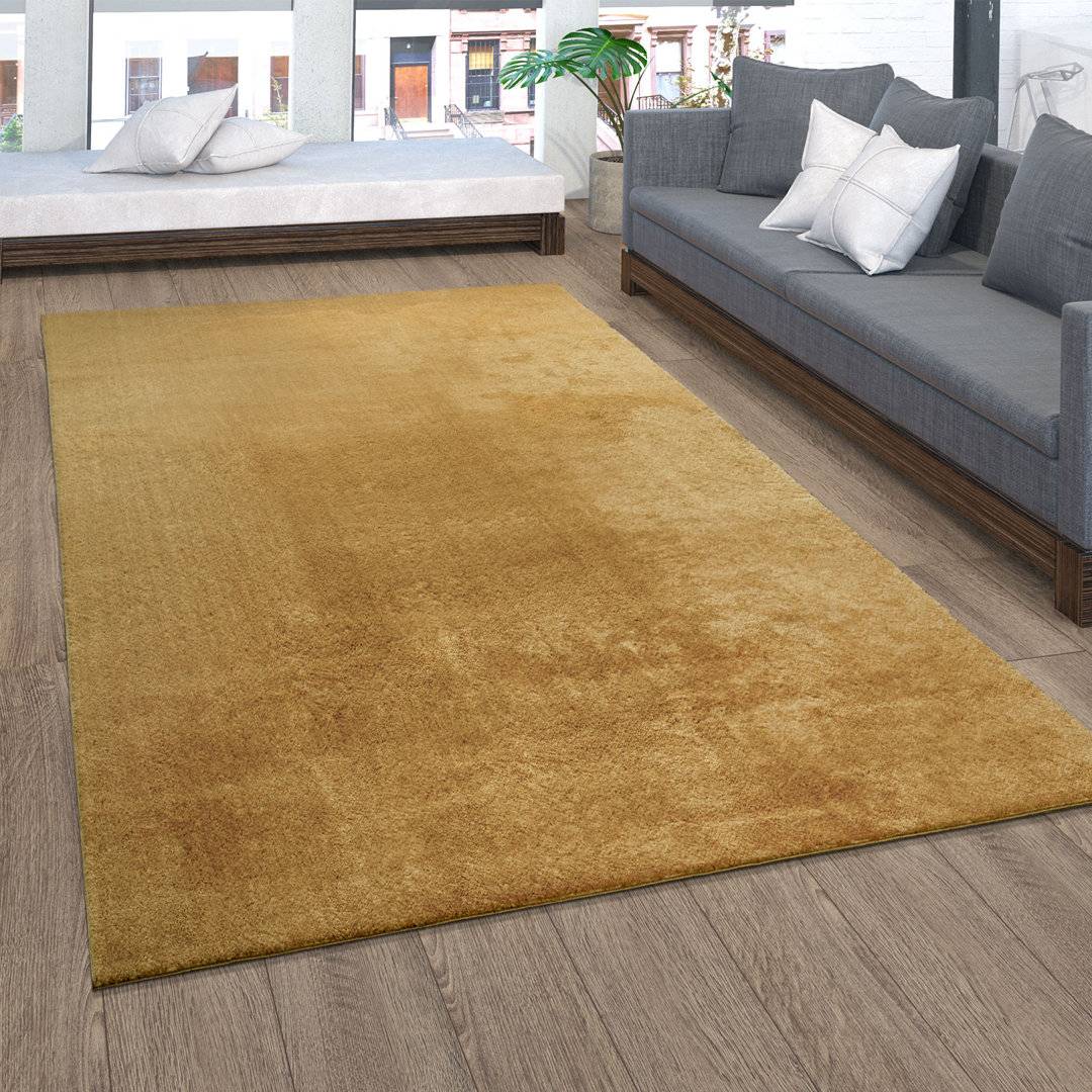 Ebern Designs Hannalise Yellow Outdoor Rug 120 cm Yellow