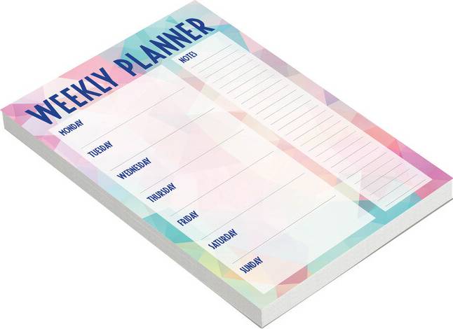 Weekly planner A4 Weekly Planner Daily