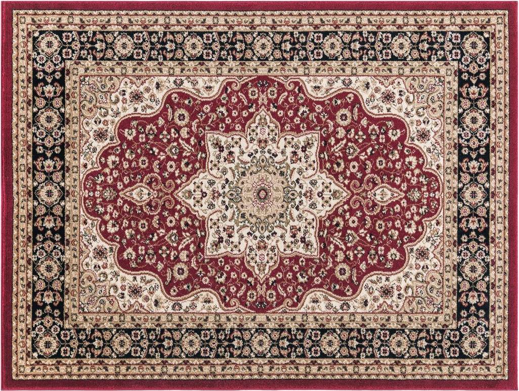 Three Posts Albers Red/Beige Rug
